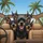 Happy Doberman Dogs Vehicle Road Trip Tropical - Dog Lover Travel Gift Spare Tire Cover - 6