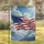 Dynamic American Flag Sky Clouds - Patriotic Independence Day Home Decor for Veterans Garden Flag - 1