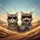 Tabby Cats Sunglasses Road Trip Adventure - Car Lover Driving Enthusiast Gift Spare Tire Cover - 6