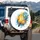 Tennis Racket Ball Power Play - Outdoor Lifestyle Gift for Tennis Player Spare Tire Cover - 3