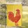 Rooster Comb Sunrays Red Yellow - Home Decor Gift for Wildlife Lovers Garden Flag - 5