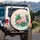 Flamingo Galah Cockatoo Tropical Foliage Home Decor Gift Spare Tire Cover - 3