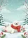 Baby Seal Red Scarf Snowy Landscape - Winter Holiday Gift for Seal Lover Garden Flag - 6