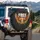 "FREE" Text Fists Breaking Chains Fiery Orange Gold Wings - Empowering Use Spare Tire Cover - 3