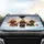 Dashhund Through The Snow Christmas Dachshunds Winter Scene - Road Trip Gift Car Sunshade - 4