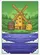 Dutch-style Windmill Pastoral Green Hills Purple Water Rural Scene Home Decor Gift Garden Flag - 6