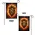Lion Head Golden Mane Amber Eyes Swirling Fire Inferno Embers - Wildlife Lover Home Decor Gift Garden Flag - 4