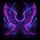 Mystical Purple Blue Feathered Wings - Fantasy Lover Car Accessory Spare Tire Cover - 6