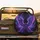 Mystical Purple Blue Feathered Wings - Fantasy Lover Car Accessory Spare Tire Cover - 2