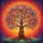 Sturdy Tree of Life Foliage Spirals Stars - Boho Lifestyle Gift Spare Tire Cover - 6