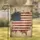 Weathered American Flag Patriotic Stars Stripes - Americana Home Decor Gift Garden Flag - 1