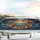 'Liberty Justice For All' Flag Rising Sun Poppies - Patriotic Car Upgrade Car Sunshade - 5