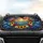 'Liberty Justice For All' Flag Rising Sun Poppies - Patriotic Car Upgrade Car Sunshade - 4