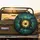 Bioluminescent Golden Sphere Dark Teal Tendrils Cosmic Abyss - Adventure Seeker Gift Spare Tire Cover - 2