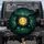 Bioluminescent Golden Sphere Dark Teal Tendrils Cosmic Abyss - Adventure Seeker Gift Spare Tire Cover - 1
