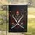 Pirate Skull Crossed Cutlasses Red Bandana - Adventure Lover Home Decor Garden Flag - 5