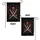 Pirate Skull Crossed Cutlasses Red Bandana - Adventure Lover Home Decor Garden Flag - 4