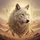 White Wolf Golden Tribal Dreamcatchers Desert - Wildlife Lover Gift Spare Tire Cover - 6