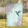 Hummingbird Blush Pink Peach Lavender Roses Wildflowers Sage Foliage Home Decor Gift Garden Flag - 1