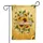 Sunflowers Daisies Monarch Butterflies Welcome Script Text Home Decor Gift Garden Flag - 3