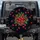Ripe Red Cherries Green Leaves Brown Stems Midnight Blue - Cherry Lover Gift Spare Tire Cover - 1