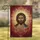 Jesus Christ Orthodox Icon Byzantine Style Golden Halo - Spiritual Home Decor Gift Garden Flag - 1