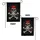 Grinning Pirate Skull Crossed Bones Adventure Home Decor Gift for Pirate Lover Garden Flag - 4