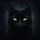 Black Cat Golden Slit Eyes Rich Dark Fur Nocturnal Shadow - Wildlife Lover Gift Spare Tire Cover - 6