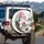 Cherry Blossom Pagoda Misty Mountain Lake - Outdoor Lifestyle Gift Spare Tire Cover - 3