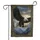 Bald Eagle Descending Flight Talons Extended Broad Wings Intense Gaze - Wildlife Lover Gift Garden Flag - 3