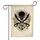 Black Pirate Skull Cutlasses Anchor - Nautical Home Decor Gift for Pirate Lover Garden Flag - 3