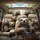Sloths Driving Luxurious Vehicle City Scene - Wildlife Lover Gift for Sloth Enthusiasts Spare Tire Cover - 6