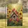 Red Cardinal Birds Golden Hour Sunflower Garden Birdhouse - Nature Lover Gift Garden Flag - 1