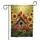 Red Cardinal Birds Golden Hour Sunflower Garden Birdhouse - Nature Lover Gift Garden Flag - 3
