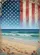 Distressed American Flag Ocean Beach - Independence Day Home Decor Gift Garden Flag - 6