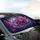 Deep Fuchsia Magenta Peony Bouquet Emerald Leaves Twilight Garden Floral Car Interior Upgrade Car Sunshade - 6