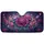 Deep Fuchsia Magenta Peony Bouquet Emerald Leaves Twilight Garden Floral Car Interior Upgrade Car Sunshade - 3