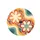 Groovy 1970s Retro Flowers Organic Curvilinear Shapes - Boho Lifestyle Home Decor Gift Spare Tire Cover - 4