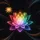 Lotus Flower Celestial Stardust Bloom - Vehicle Decor Gift Spare Tire Cover - 6