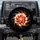 Luminous Flower Golden Nebula Stardust - Radiant Home Decor Gift Spare Tire Cover - 1