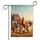 Rooster Hens Chicks Barn Golden Grass Farm Scene - Farmhouse Decor Gift for Chicken Lovers Garden Flag - 3