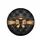 Crown Satin Bow Tufted Black Leather Studs Ribbon - Car Decor Gift Spare Tire Cover - 4