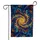 Multi-layered Iridescent Liquid Light Fractal Swirls Vortex Composition - Home Decor Gift Garden Flag - 3