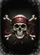 Weathered Human Skull Crossbones Red Bandana Emblem - Gritty Rebel Dark Decor Gift Garden Flag - 6