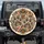 Boho Folk Art Animal Paw Prints Tribal Floral Decor - Home Decor Gift for Pet Lover Spare Tire Cover - 1