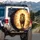 Majestic Lion Golden Mane Radiant Light Rays - Outdoor Adventure Gift Spare Tire Cover - 3