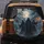 Grim Reaper Jack-o'-Lantern Stormy Moonlit Sky - Gothic Halloween Decor Spare Tire Cover - 5