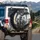 Realistic Grey Aliens Futuristic Cabin Desert - Outer Space Adventure Gift Spare Tire Cover - 3
