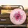 Fuchsia Rose Pink Lavender Flowers Pastel Hearts Vines - Home Decor Gift Spare Tire Cover - 2