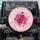 Fuchsia Rose Pink Lavender Flowers Pastel Hearts Vines - Home Decor Gift Spare Tire Cover - 1